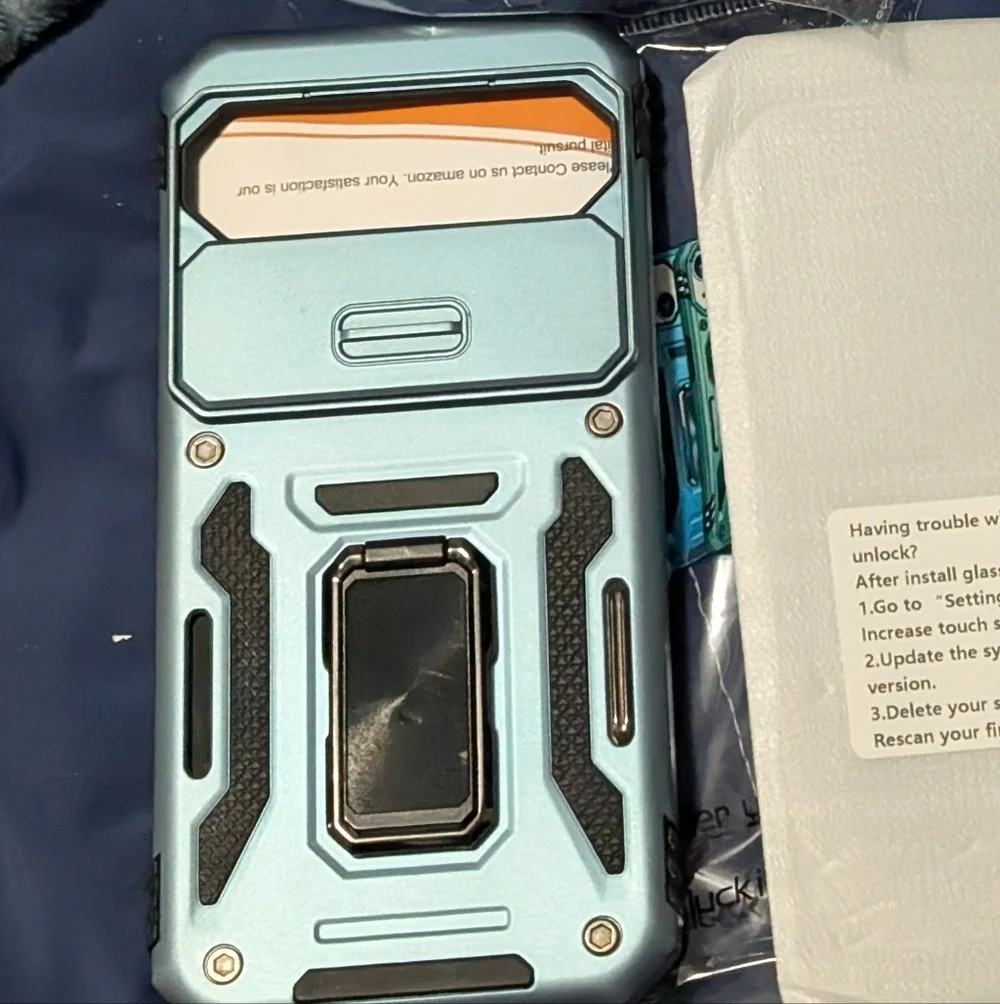 DEERLAMN Protective Cover Case for Google Pixel 9 Pro XL Light Blue (New)